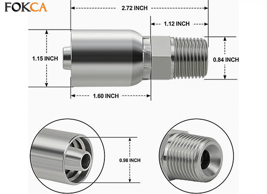 How to Choose the Right 1/2 Inch Hydraulic Hose Fittings for Your Hydraulic System