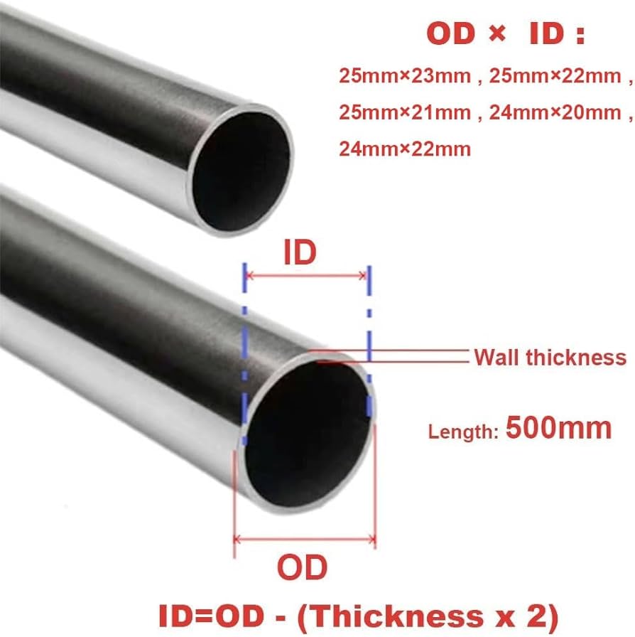 Pneumatic cylinder stainless steel tube