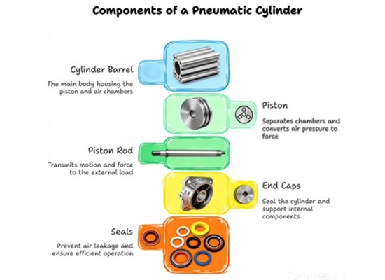 What Pneumatic Component Provides Straight Line Motion?-Fokca Automation