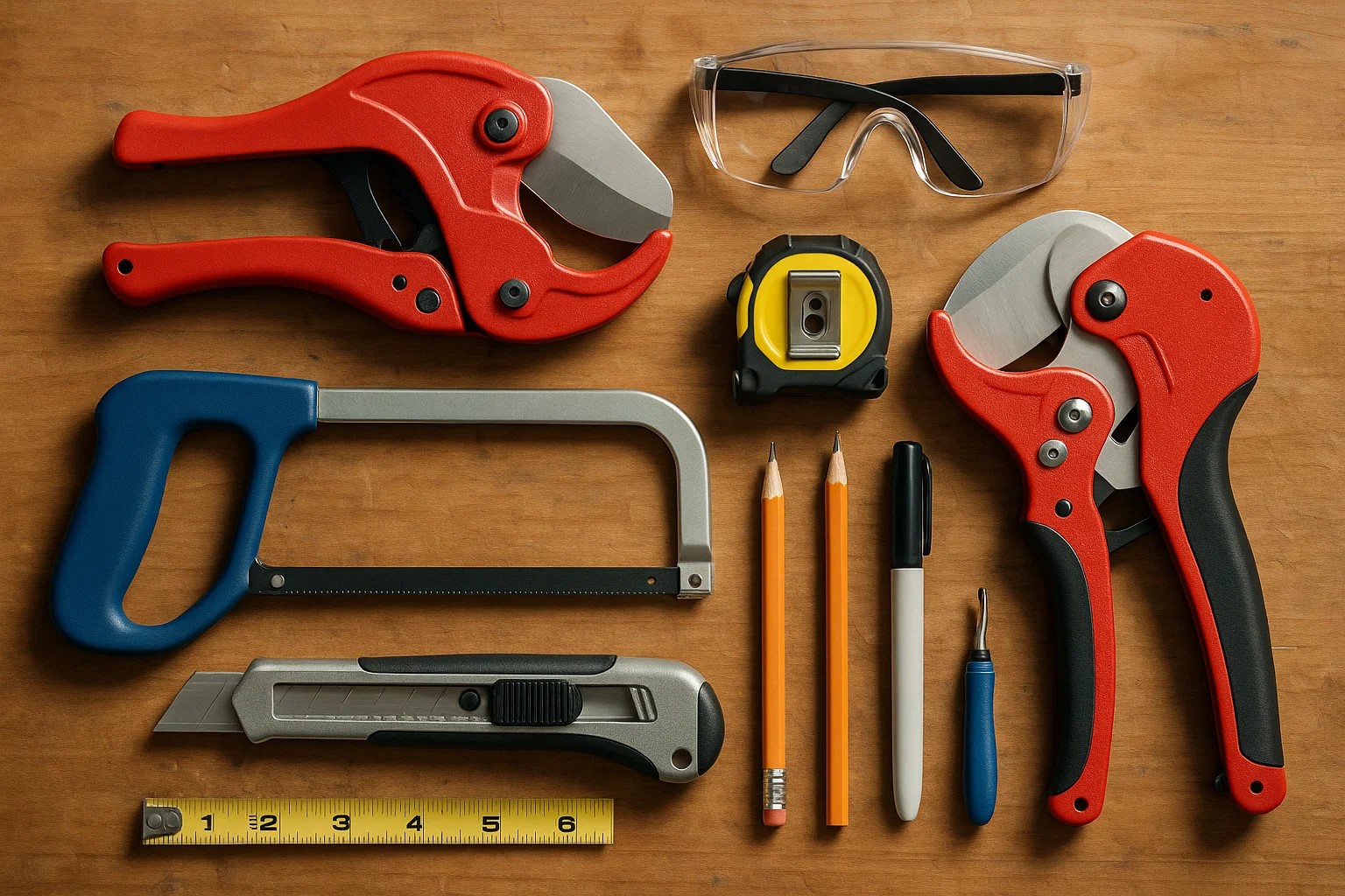 How to measure and cut pvc pipe when using connectors