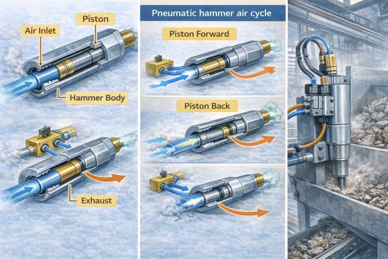 How does a pneumatic hammer work?cid=861