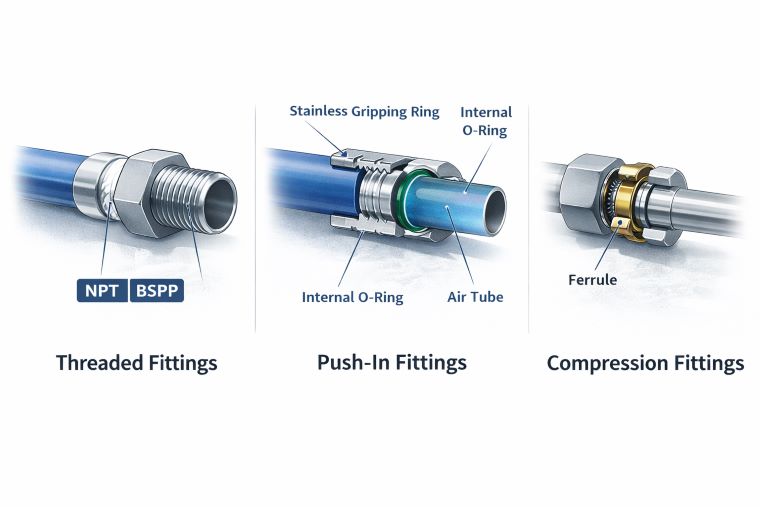 A Guide to Various Hose and Fitting Connection Types