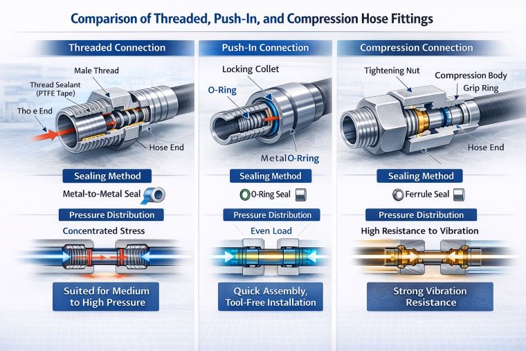 A Guide to Various Hose and Fitting Connection Types