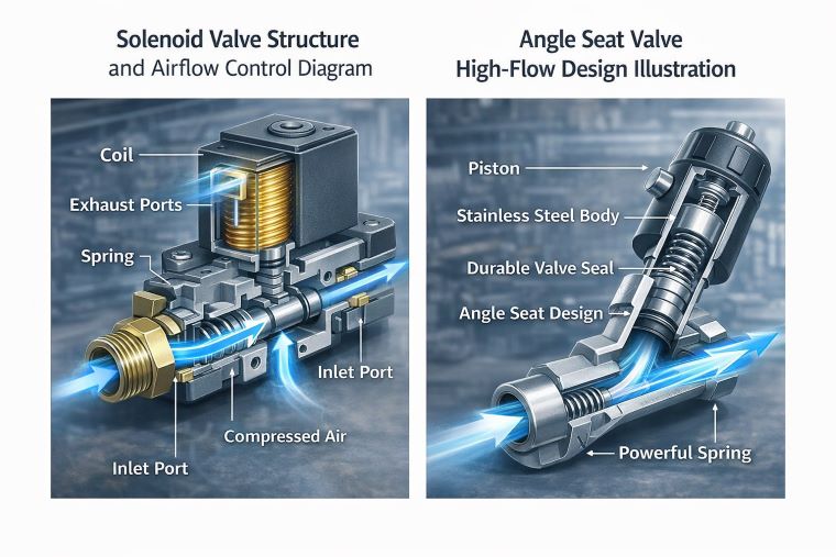 Application of different types of valves in industrial automation