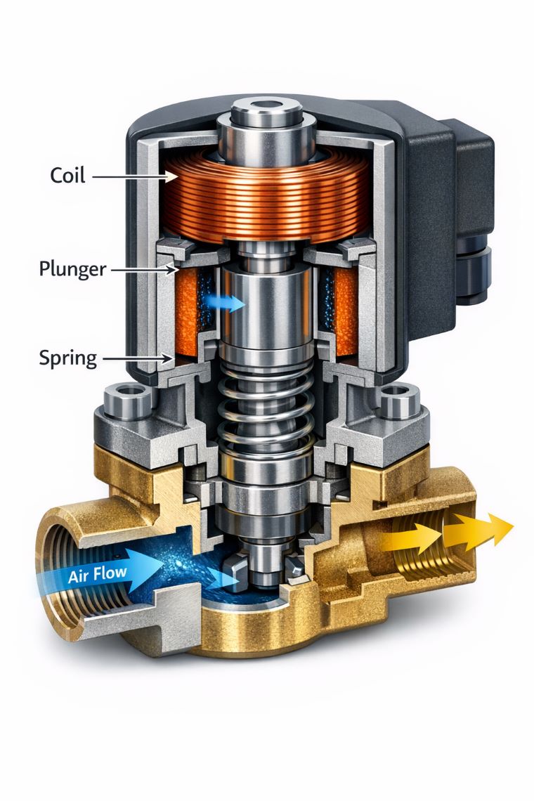 What is the difference between the working of solenoid valve and electric valve?cid=861