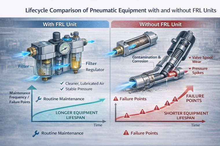 The Essential Role of FRL Units in Extending Pneumatic Equipment Lifespan