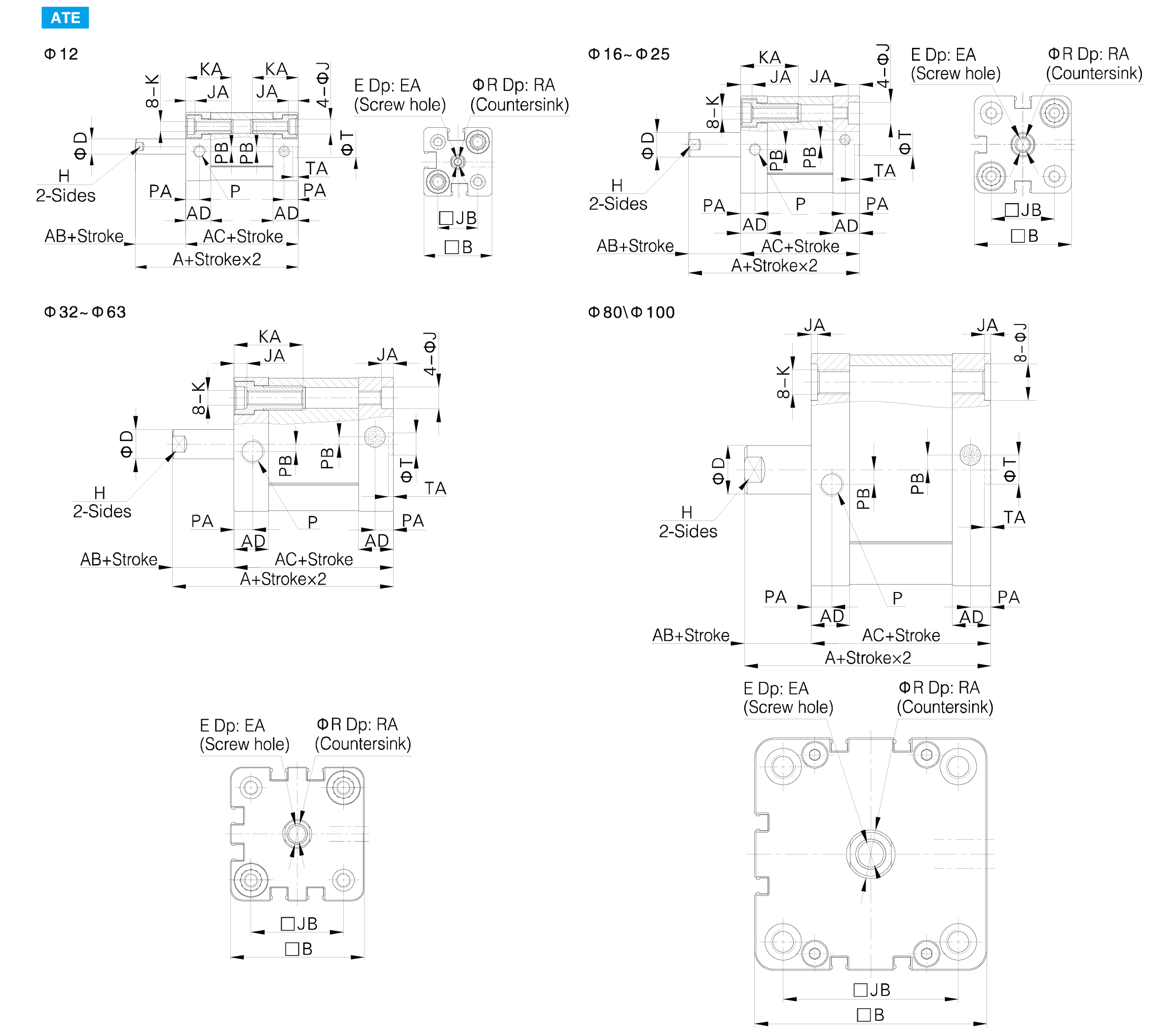 ACE(AND) Series Compact Cylinder