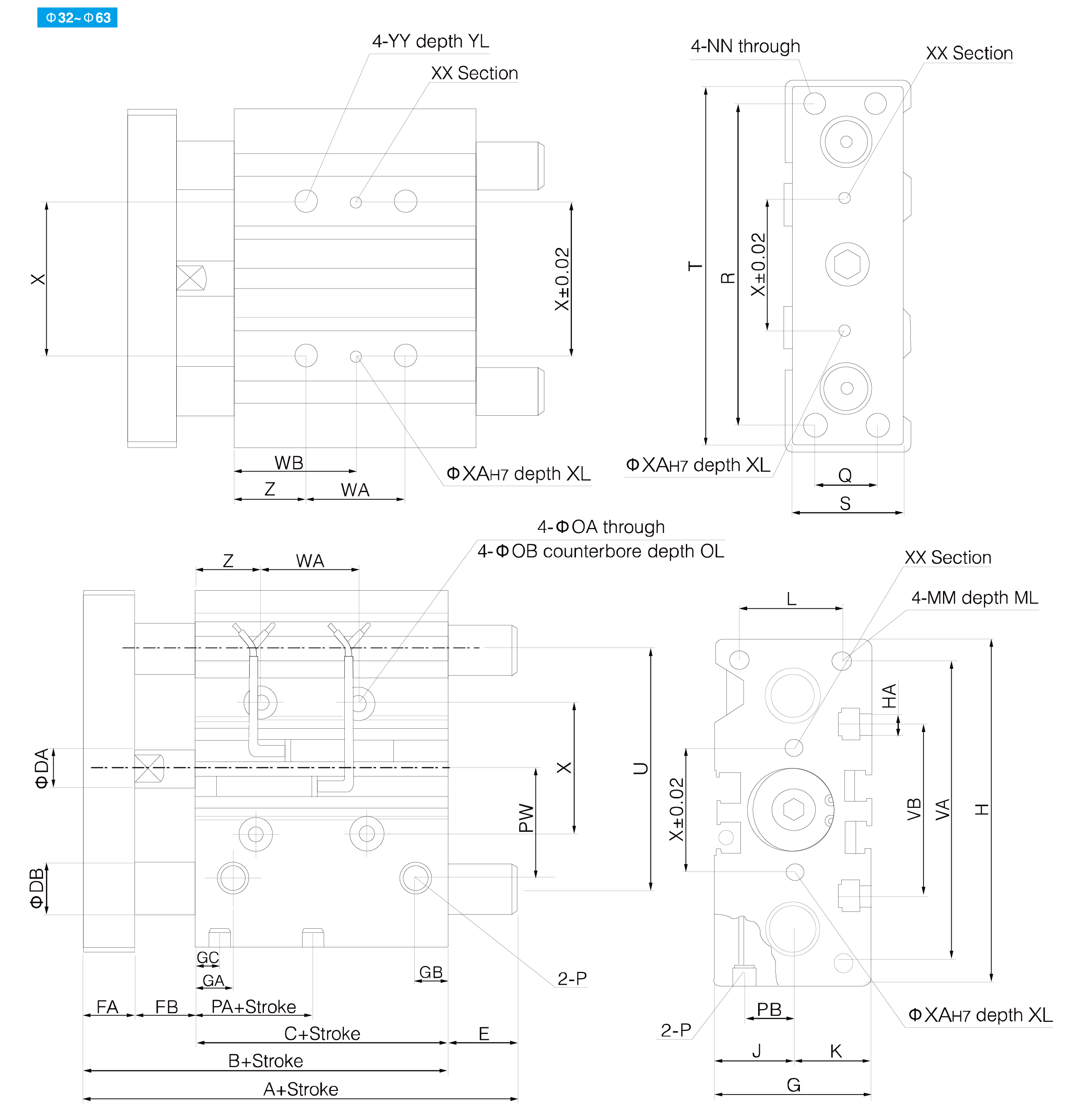 MGP Series Compact Guide Cylinder