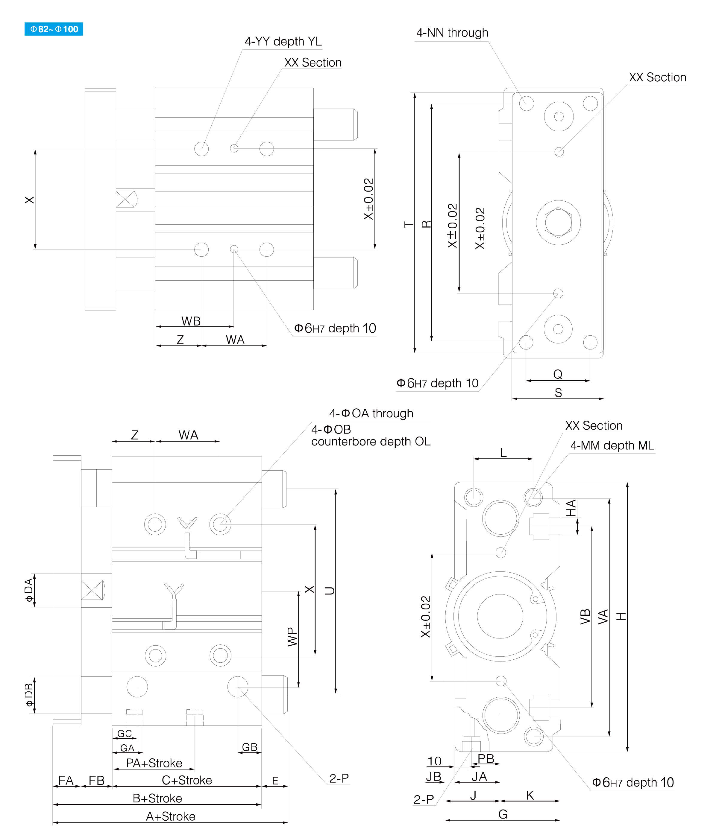 MGP Series Compact Guide Cylinder