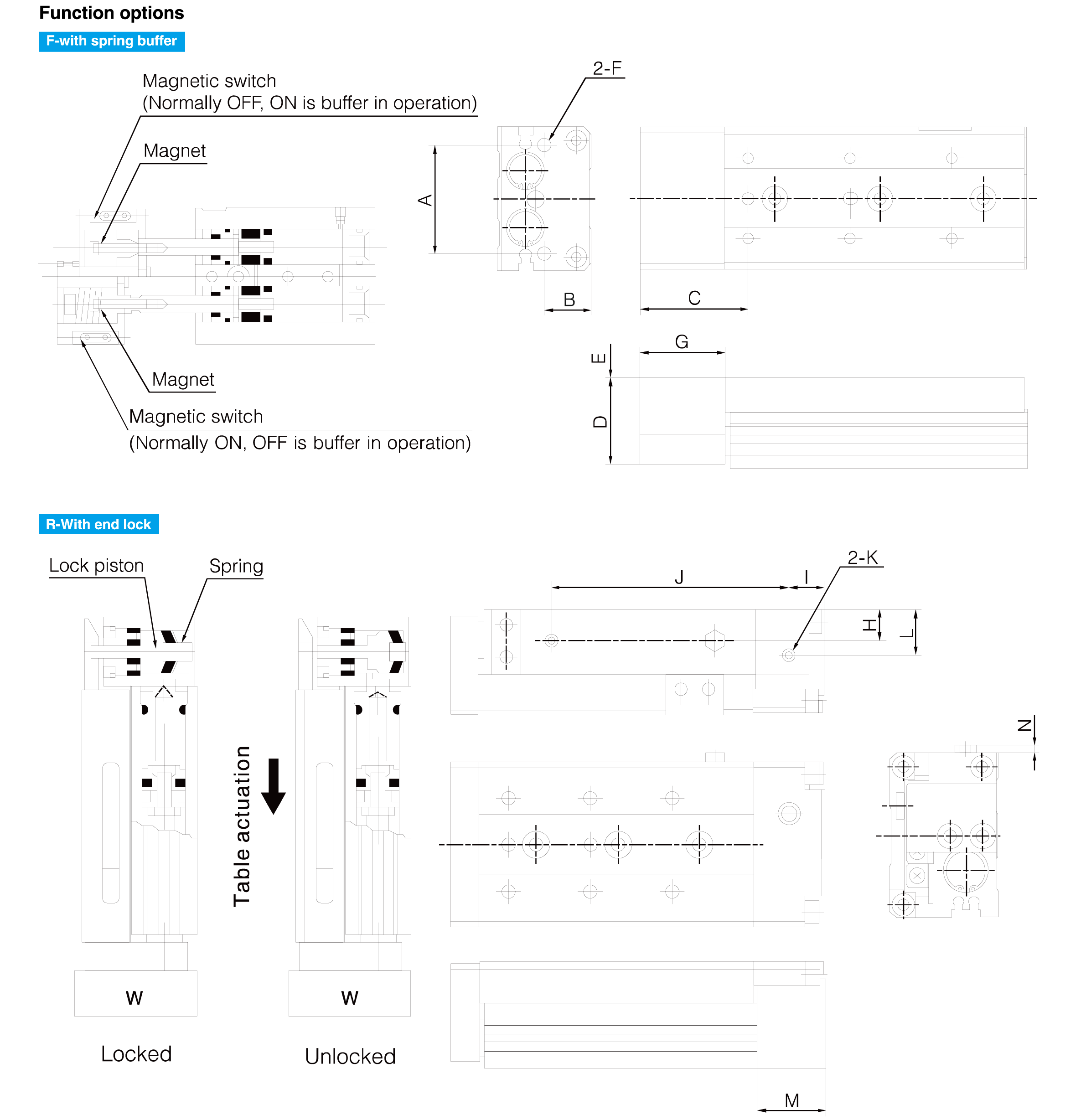 MXS Series Air Slide Table