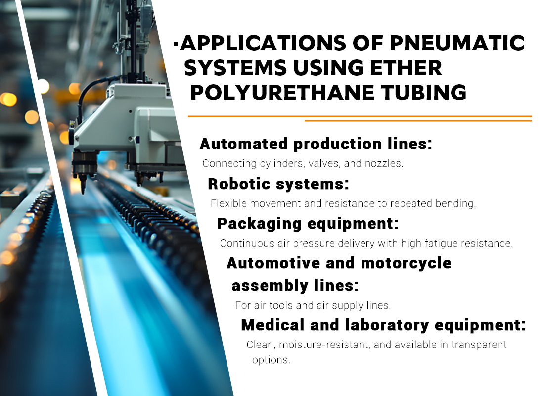 The Versatility of Polyurethane Ether Tubing in Pneumatic Systems The Versatility of Polyurethane Ether Tubing in Pneumatic Systems