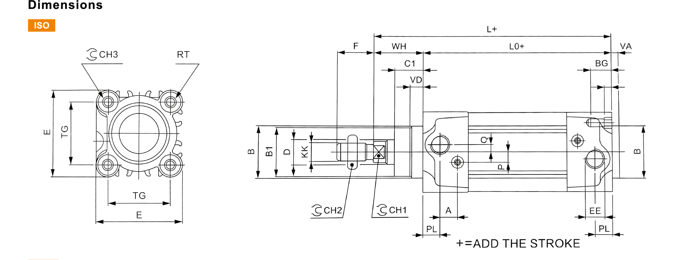 ISO Series Standard Cylinder(Tie-Rod)