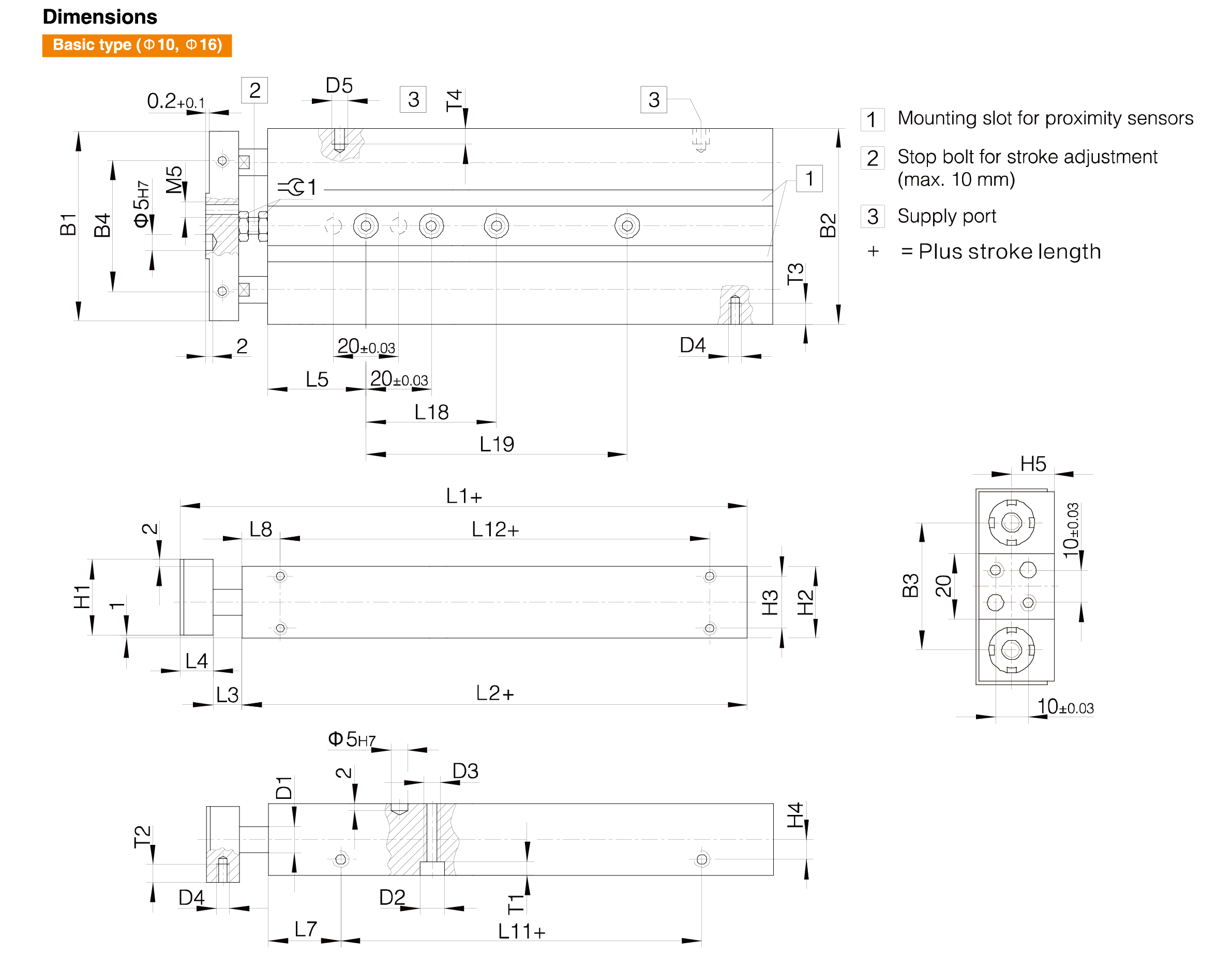PZ/PZJ Series Dual Rod Cylinder PZ/PZJ Series Dual Rod Cylinder