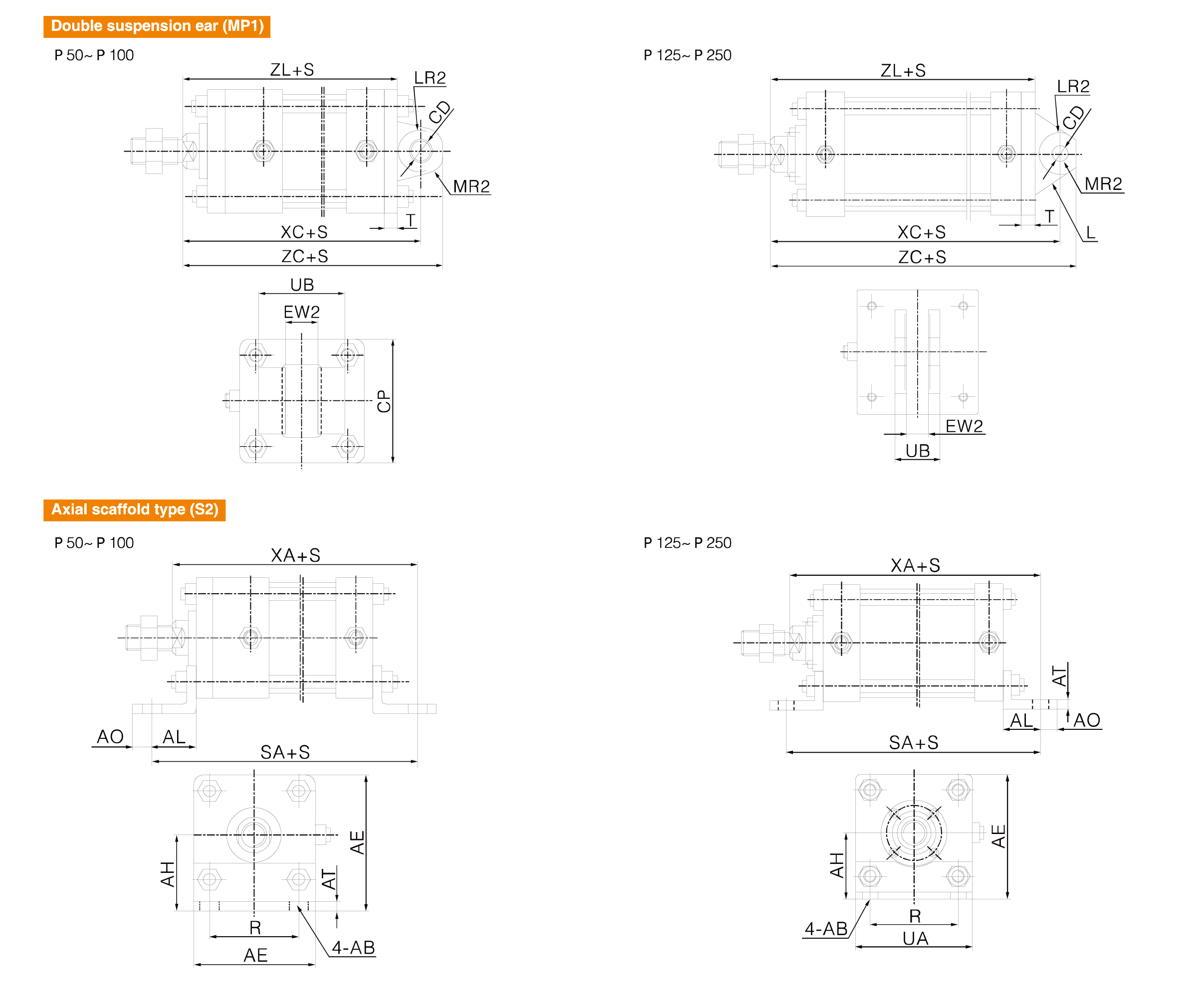 QGBZ Series Heavy Duty Cylinder QGBZ Series Heavy Duty Cylinder