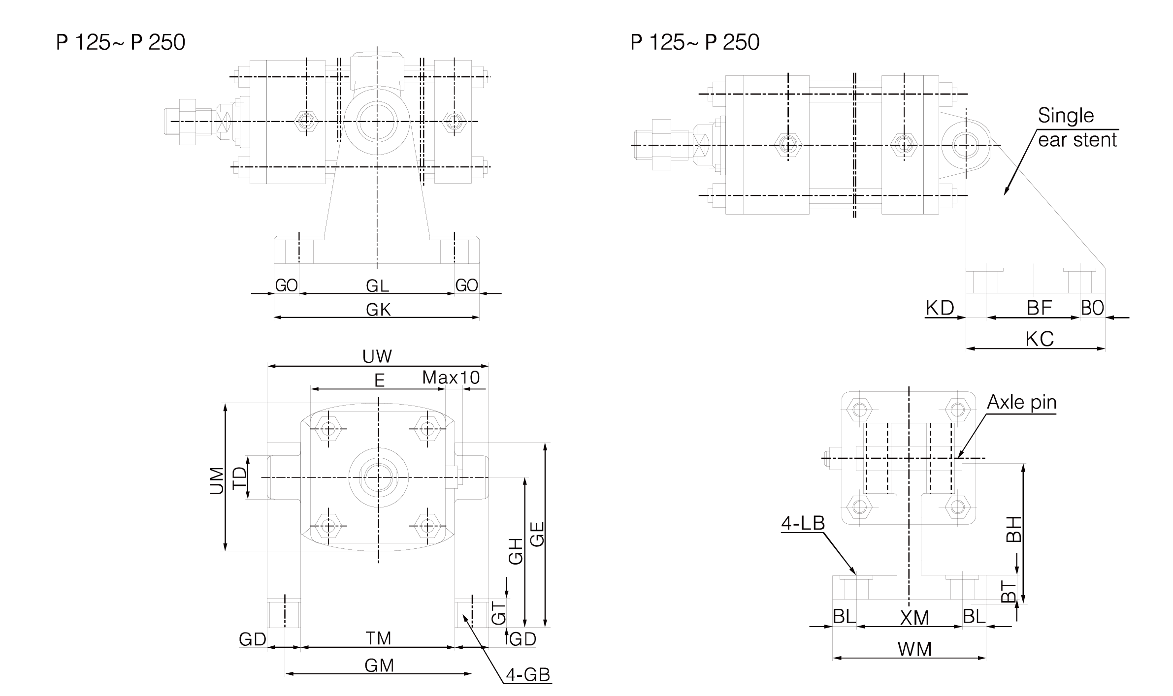 QGBZ Series Heavy Duty Cylinder QGBZ Series Heavy Duty Cylinder