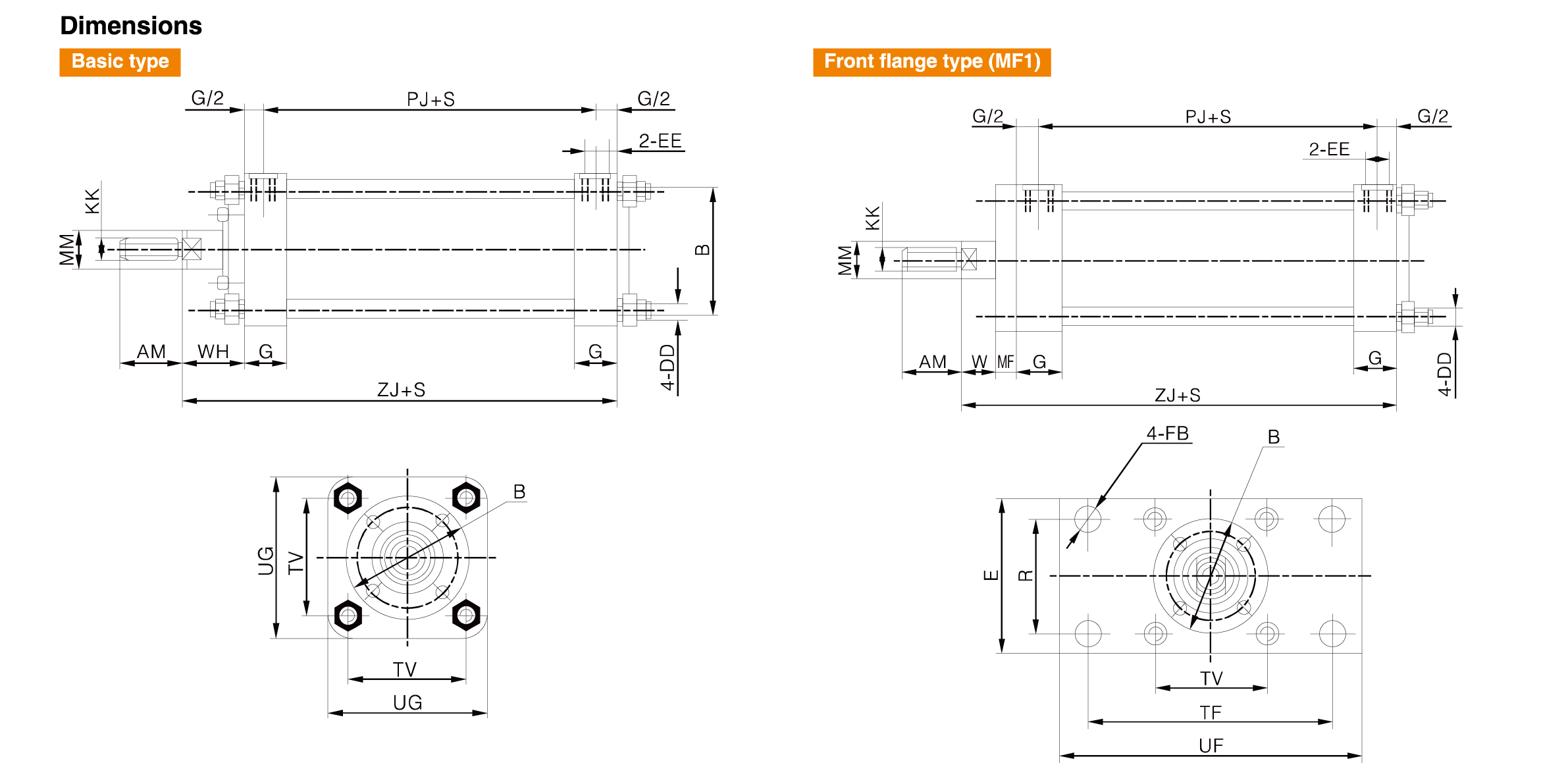QGB Series Standard Cylinder