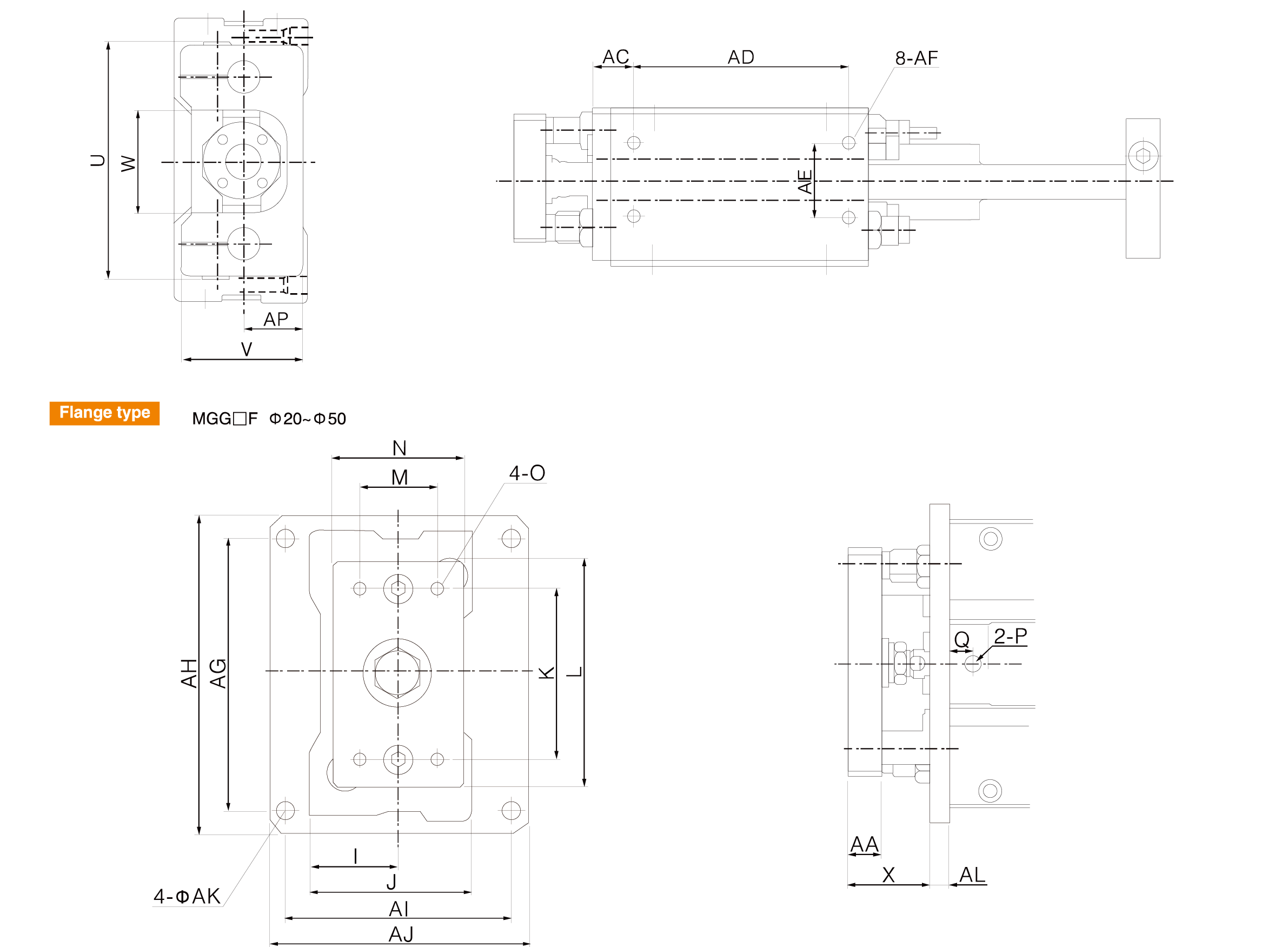 MGG Series Guide Cylinder MGG Series Guide Cylinder