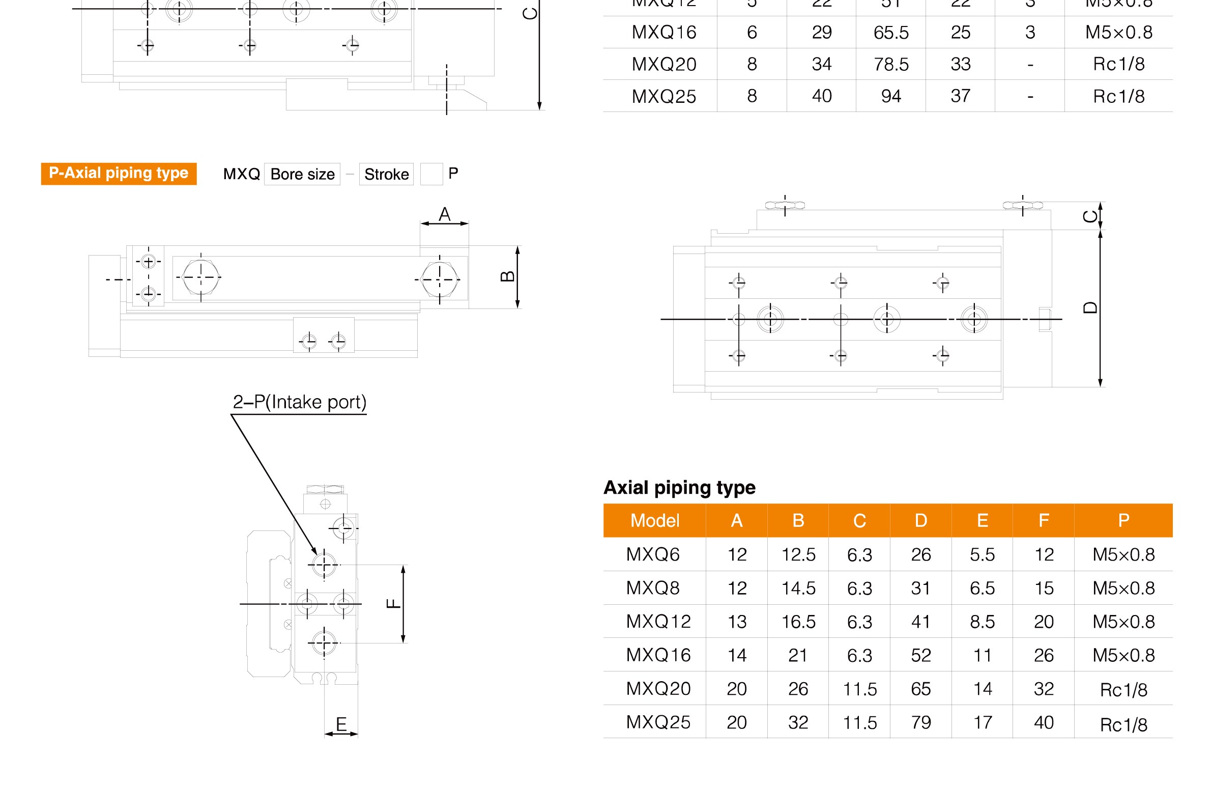 MXQ Series Air Slide Table