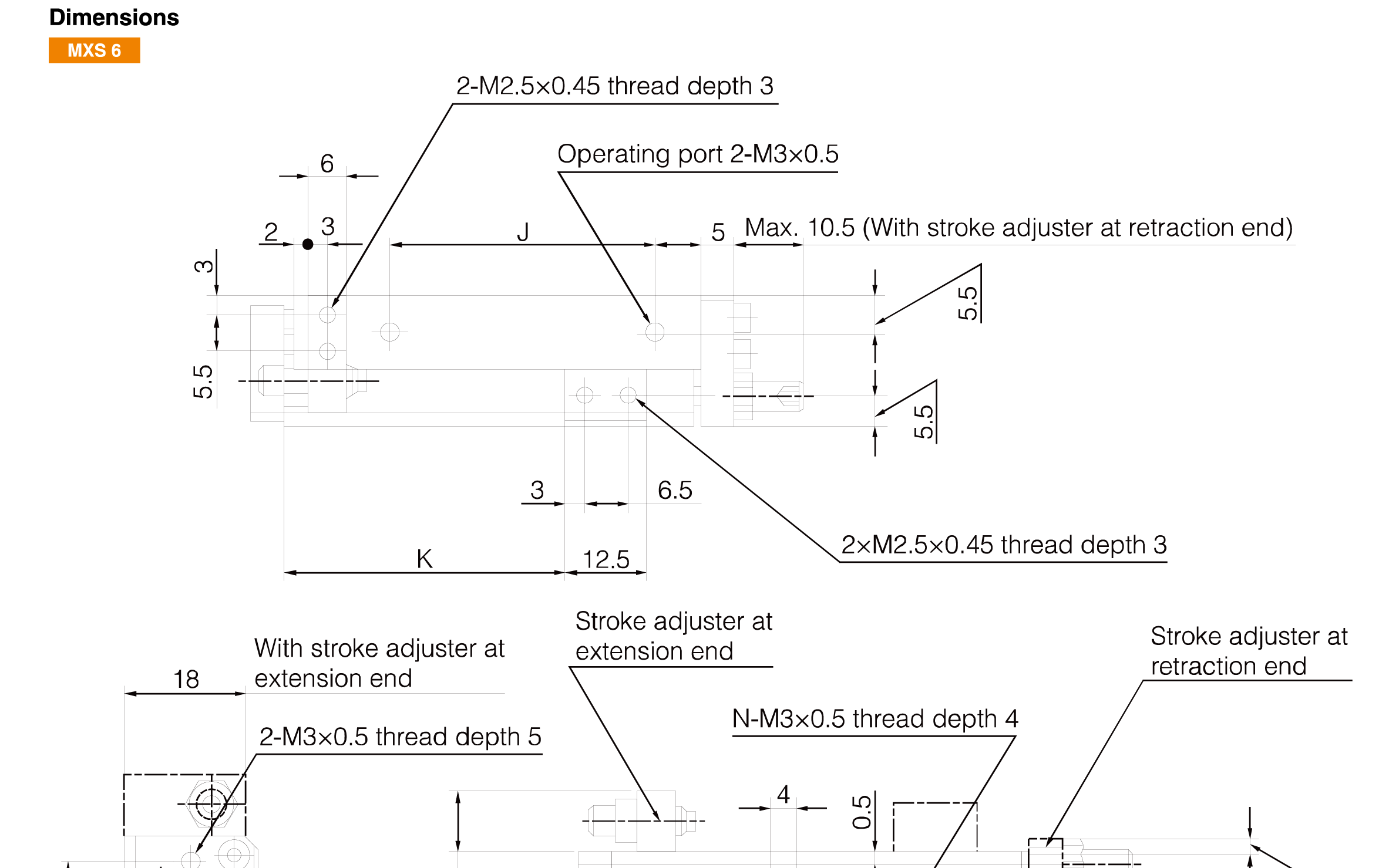 MXS Series Air Slide Table