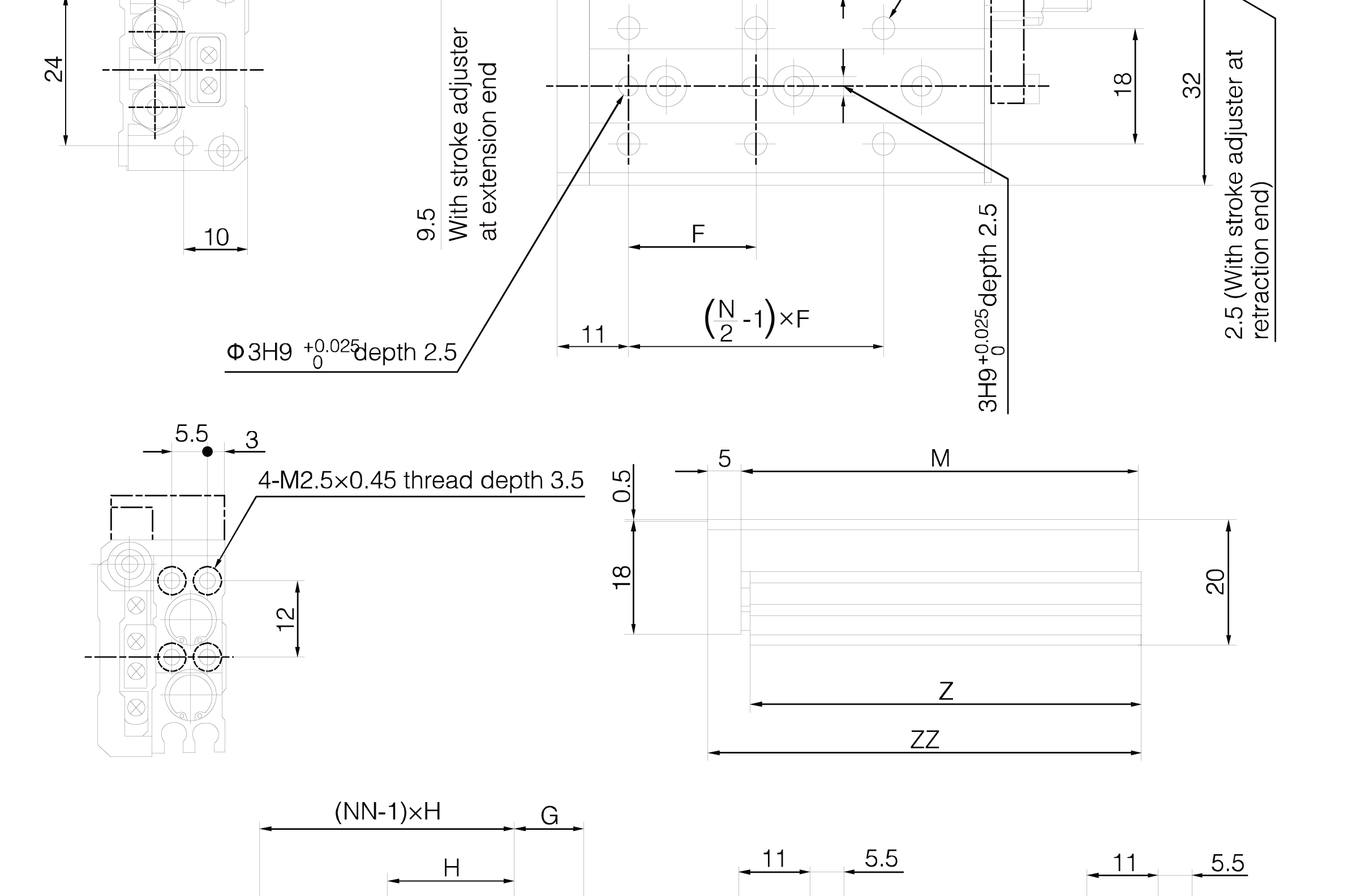 MXS Series Air Slide Table