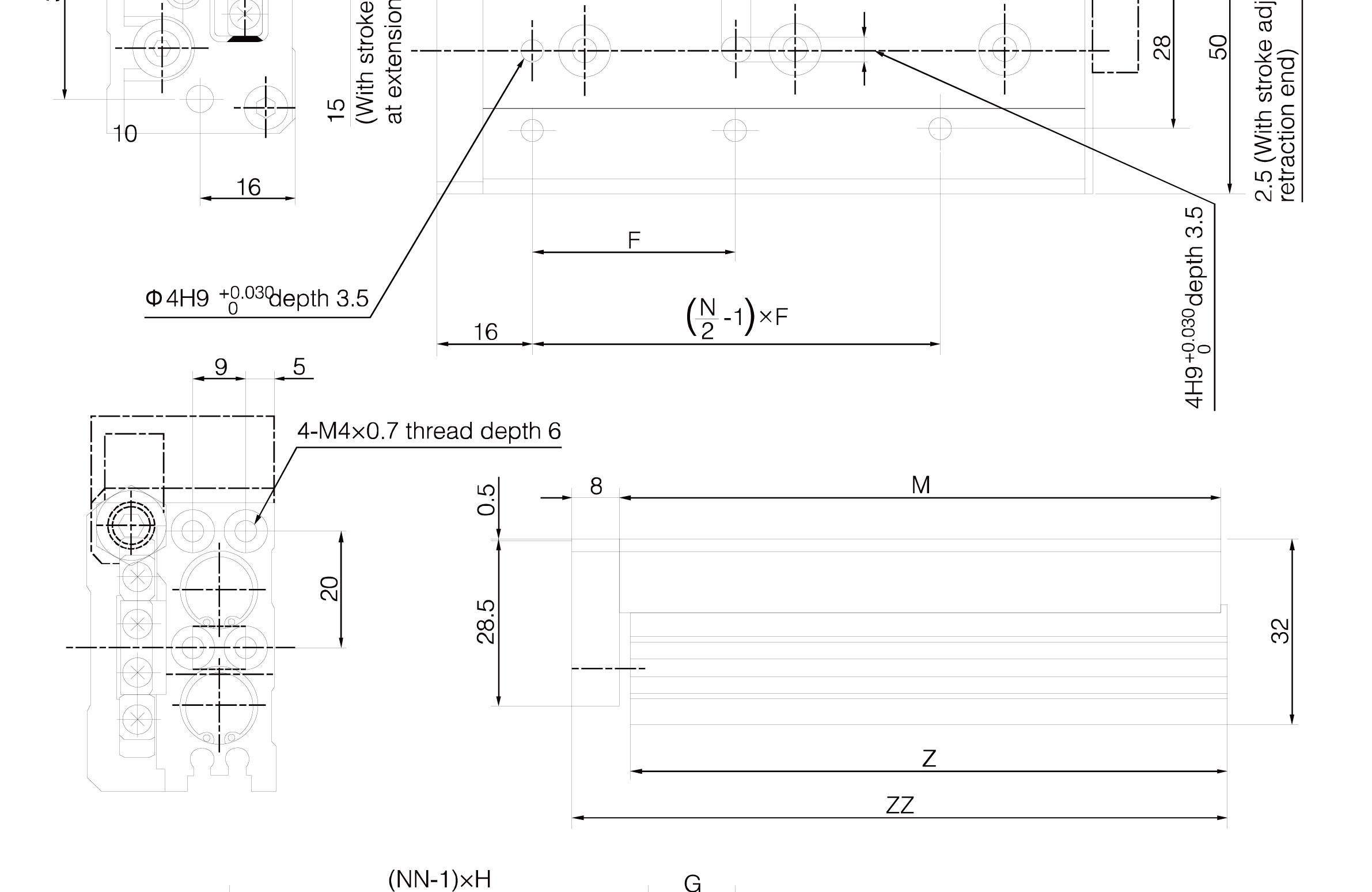 MXS Series Air Slide Table