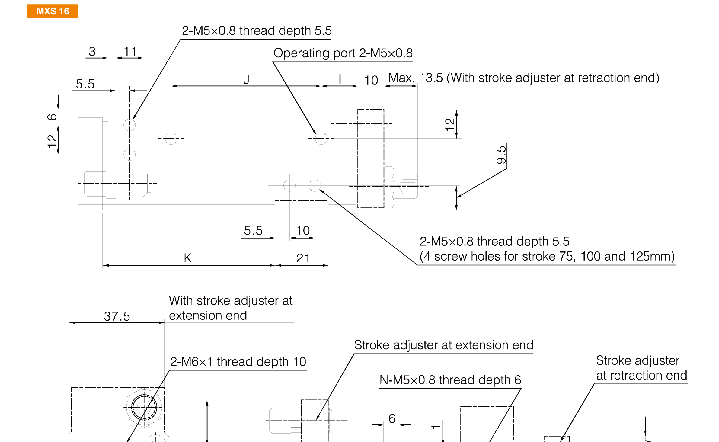 MXS Series Air Slide Table