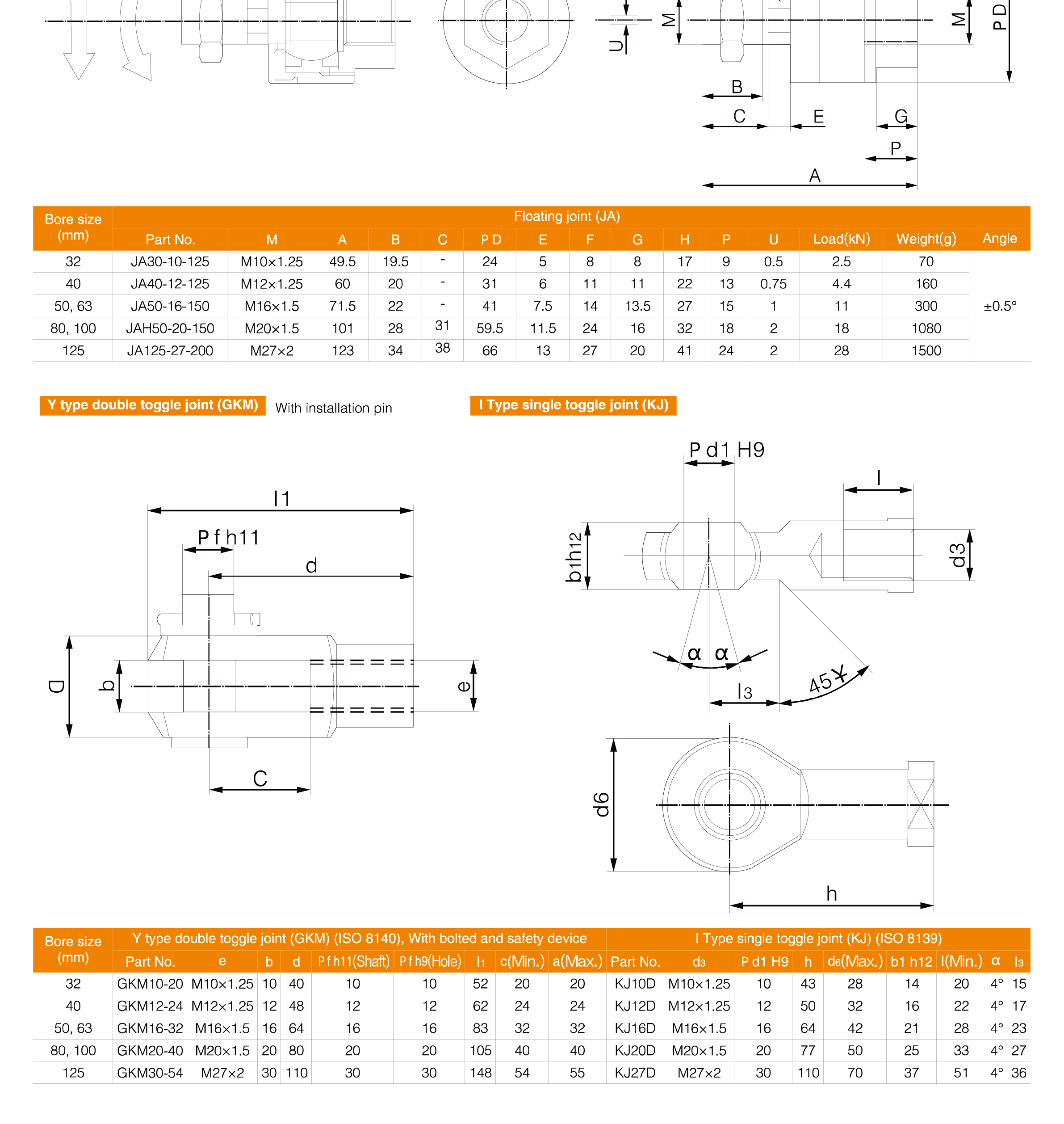 CP96 Series Standard Cylinder CP96 Series Standard Cylinder