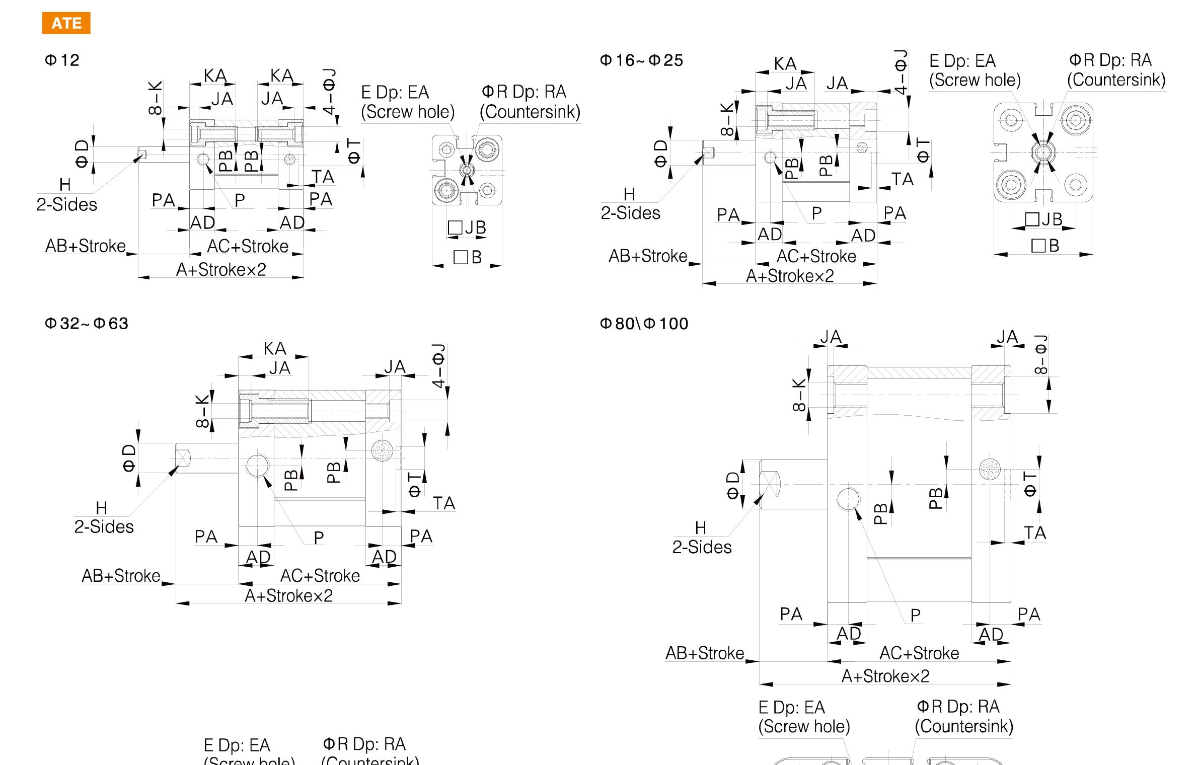 ACE(AND) Series Compact Cylinder ACE(AND) Series Compact Cylinder