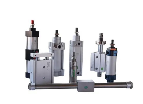 How many types of pneumatic cylinders and accessories?