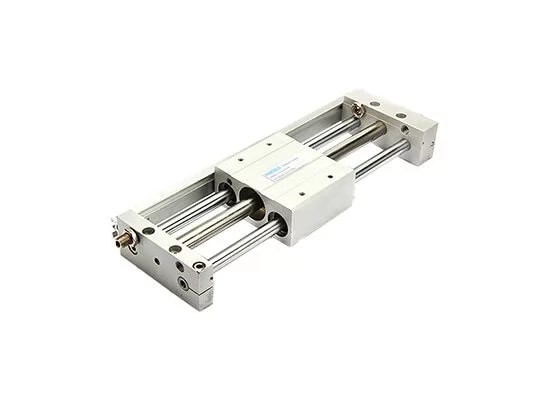 How does a rodless pneumatic cylinder work?