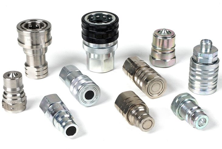 What types of hydraulic couplings are there, and how do they work?