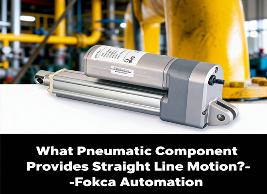 What Pneumatic Component Provides Straight Line Motion?-Fokca Automation