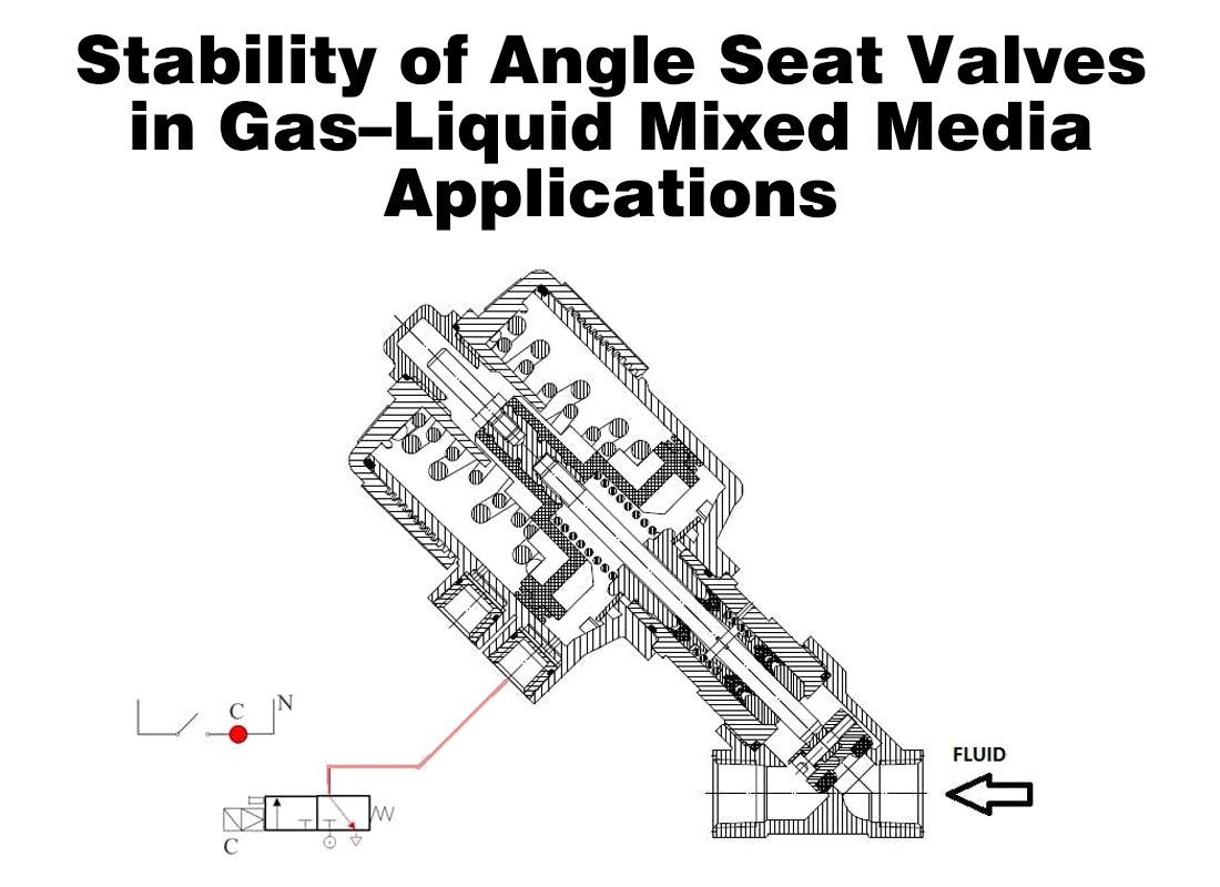 Stability of Angle Seat Valves in Gas–Liquid Mixed Media Applications