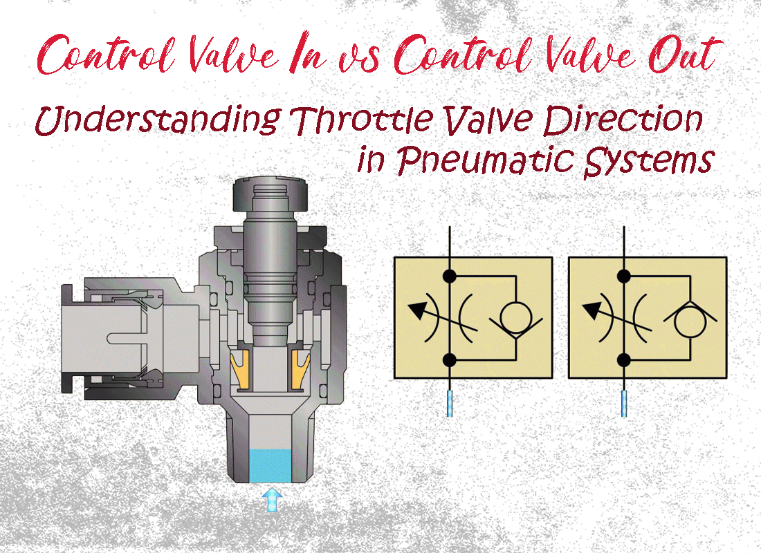 Control Valve In vs Control Valve Out: Understanding Throttle Valve Direction in Pneumatic Systems