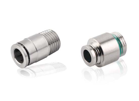 SPOC & SPOC-G Male Straight Stainless Steel Push-in Fittings