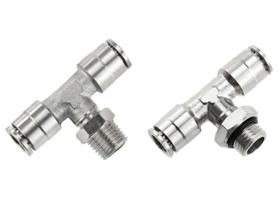 BPB Series & BPB-G Series Full Brass Nickel-Plated Push-in Fittings