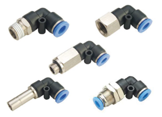PL, PLF, PLJ, PLL & PLM Series Push-in Elbow Fittings