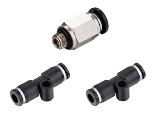 PC-C, PG-C & PU-C Series Pneumatic Mini Type Push-in Straight Fittings